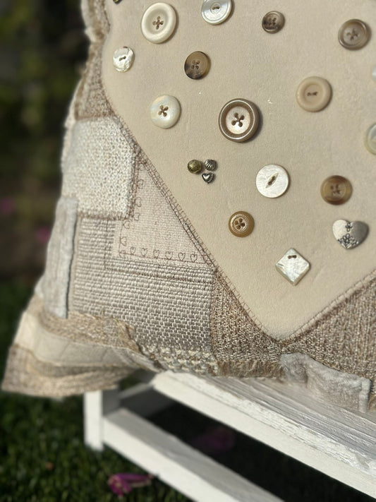 square pillow - heart theme