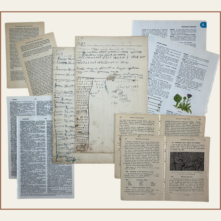 vintage paper collection