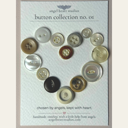 button collection no. 01 – neutrals ♡