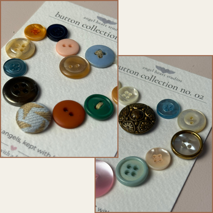 button collection no. 02 – mixed tones ♡