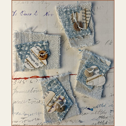 found & loved no. 01 — blue letter ♡