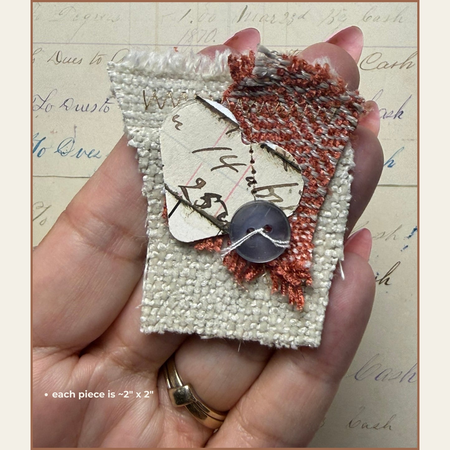 found & loved no. 02— redwork ♡