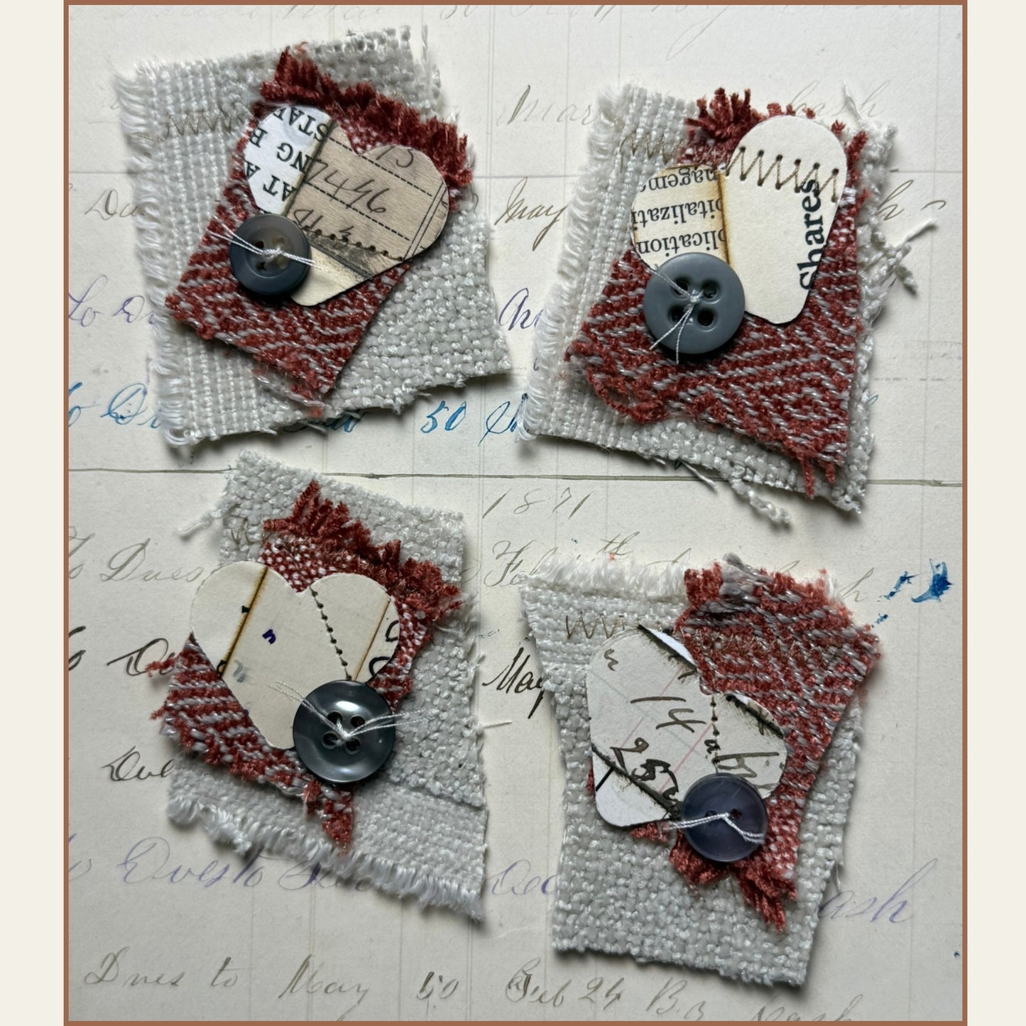 found & loved no. 02— redwork ♡