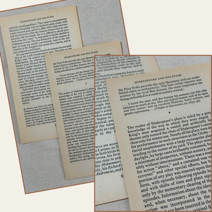 vintage paper collection - the schoolmaster's papers