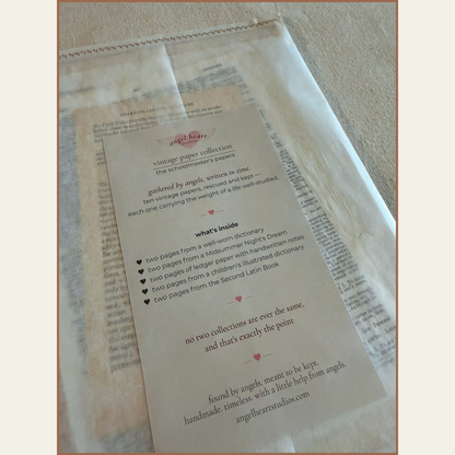 vintage paper collection - the schoolmaster's papers