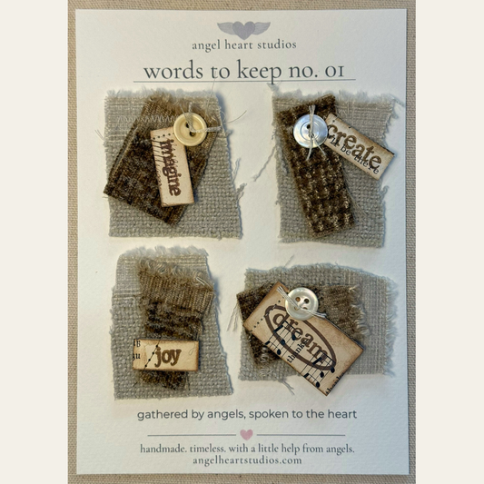 words to keep no. 01 — dream, joy, imagine, create ♡