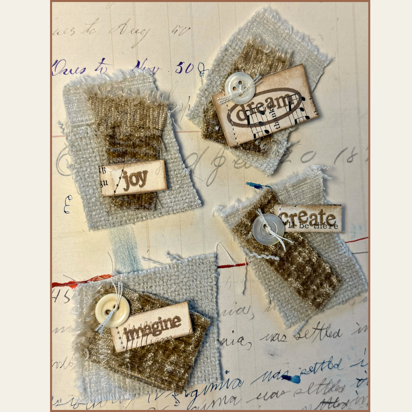 words to keep no. 01 — dream, joy, imagine, create ♡